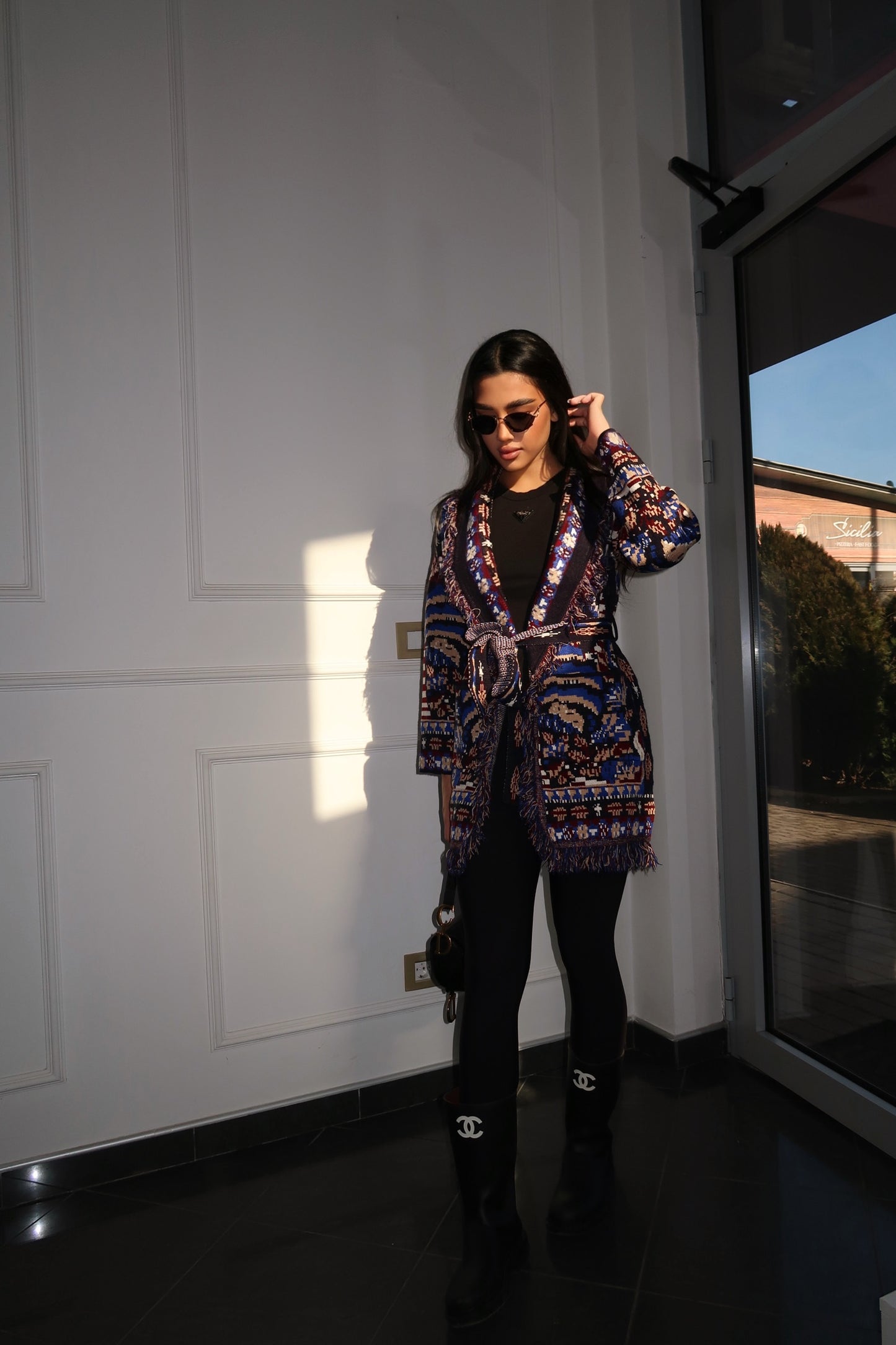 Anna blue kardigan