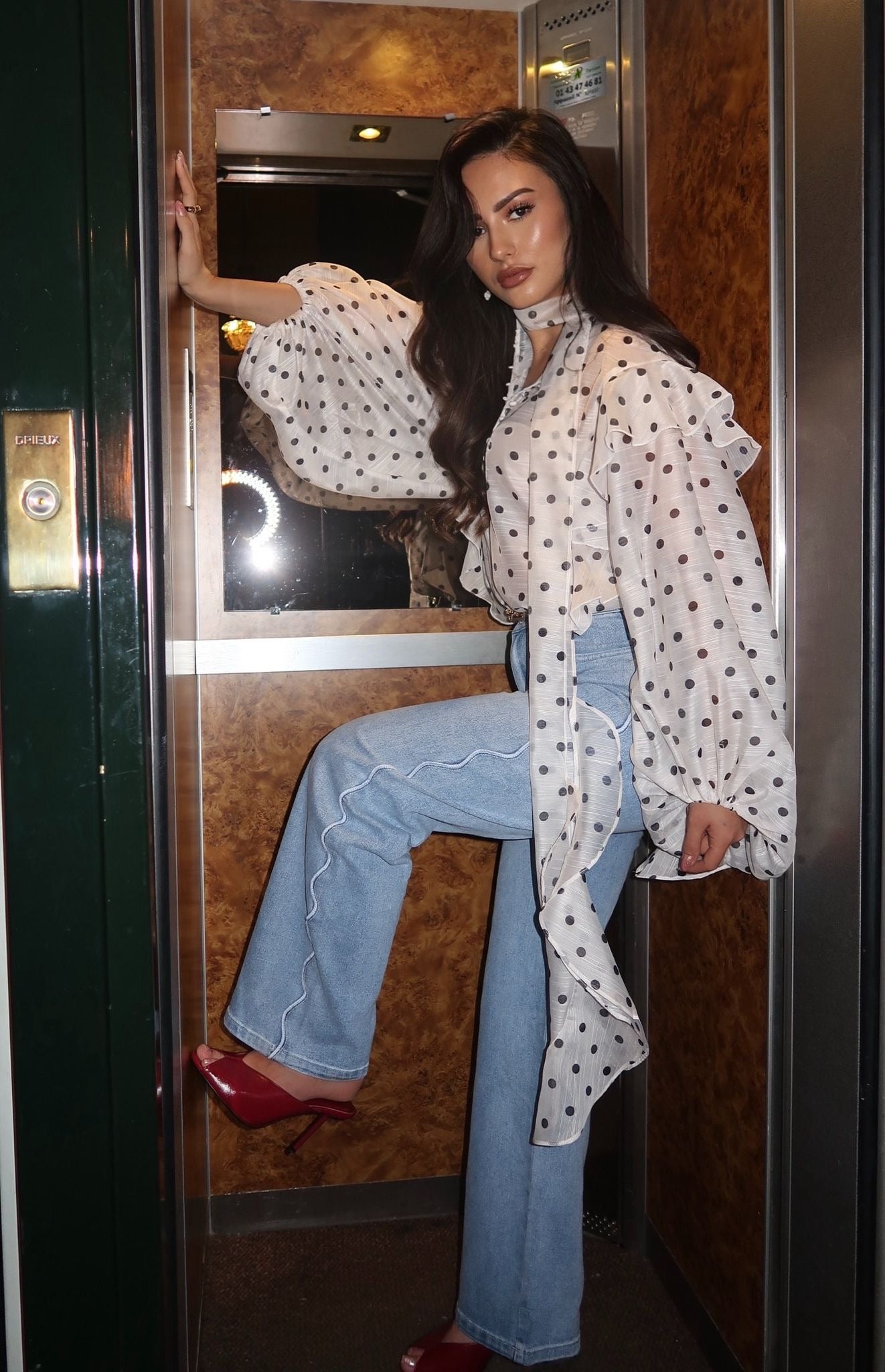Tressé blue jeans