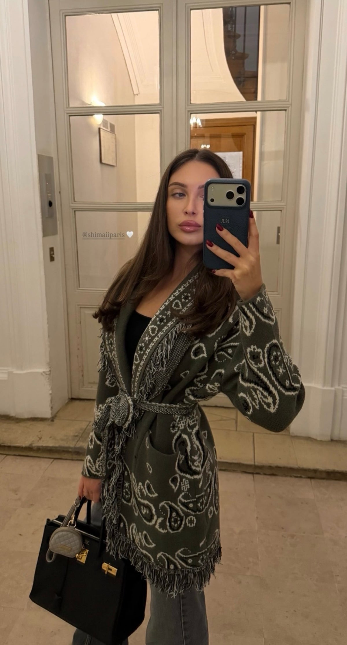 Anna olive cardigan