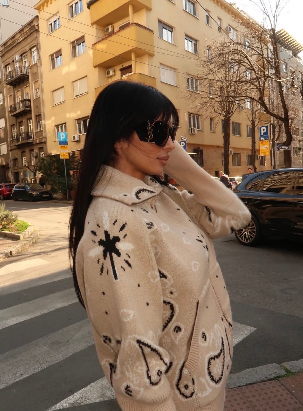 Anna short cardigan beige
